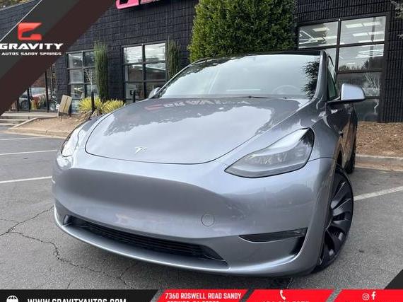 TESLA MODEL Y 2025 7SAYGDEF8SA336874 image
